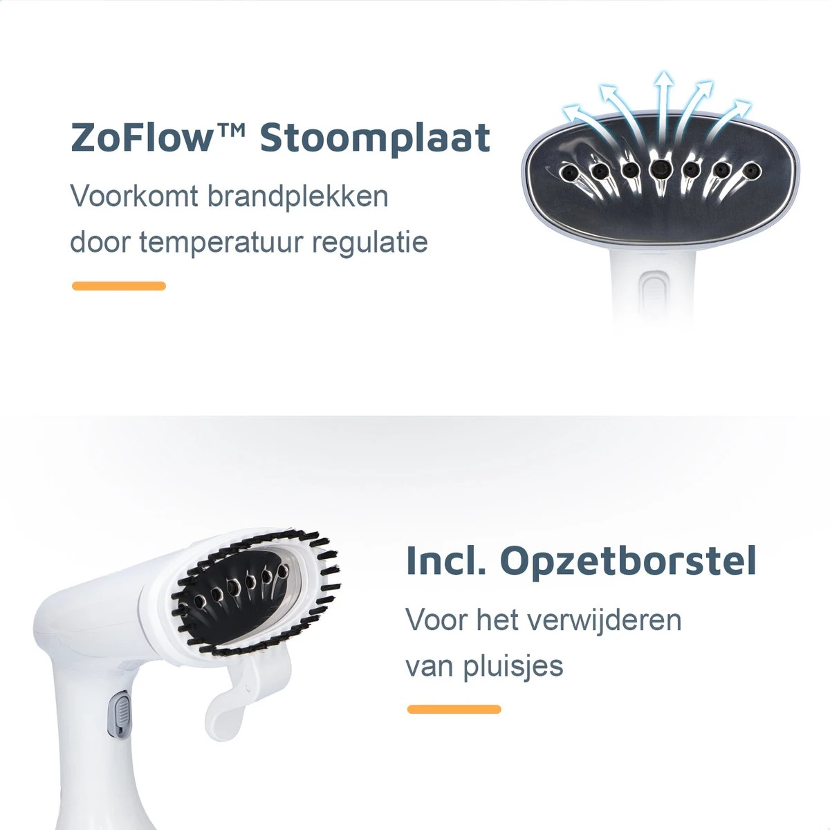 GGGOODS Kledingstomer - Steamer - ZEER KRACHTIG - 1640 Watt - Handstomer - Stoomreiniger - 350ml Tank 4 GGGOODS Kledingstomer - Steamer - ZEER KRACHTIG - 1640 Watt - Handstomer - Stoomreiniger - 350ml Tank - Afbeelding 4