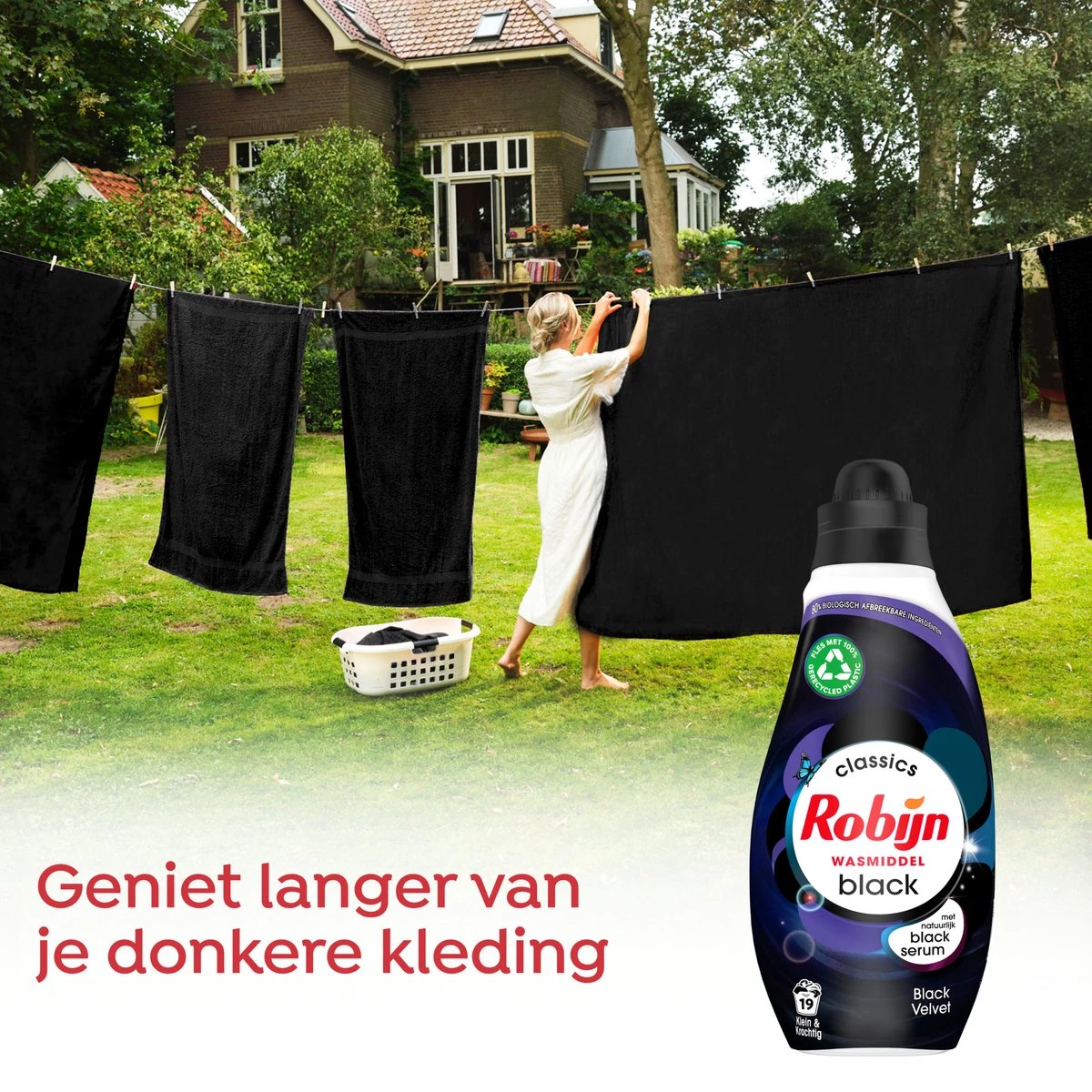 Robijn Klein & Krachtig Classics Black Velvet Vloeibaar Wasmiddel - 8 X 19 Wasbeurten - Voordeelverpakking 5 Robijn Klein & Krachtig Classics Black Velvet Vloeibaar Wasmiddel - 8 X 19 Wasbeurten - Voordeelverpakking - Afbeelding 5