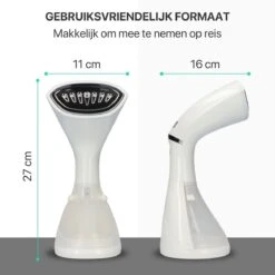Ziggy Kledingstomer En Reiniger Voor Thuis En Op Reis - Stoomreiniger Voor Kleding/Textiel/Stoffen - Kleine Hand Stomer - Stoom Apparaat - Steamer - 280 ML - Wit -Huishoudelijke Benodigdheden 1200x1200 1847