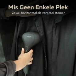 STEAMR - Krachtige Luxe Kledingstomer - Handstomer - Zwart -Huishoudelijke Benodigdheden 1200x1200 1893