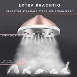 Niceey Kledingstomer - Incl. Strijkplank - Met 6 Standen - Krachtig Stomen - Steamer - 1800Watt - 2,5L Watercapaciteit - Wit/Roze 13 Niceey Kledingstomer - Incl. Strijkplank - Met 6 Standen - Krachtig Stomen - Steamer - 1800Watt - 2,5L Watercapaciteit - Wit/Roze -Huishoudelijke Benodigdheden 1200x1200 1911