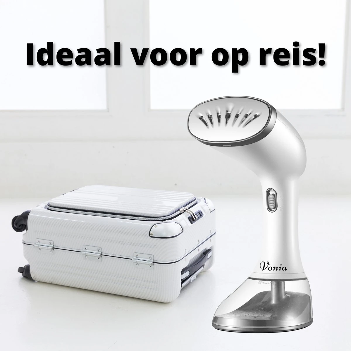 Vonia Kledingstomer - Handstomer - Stoomreiniger Kleding - Stoomapparaat Kleding – 350ML - Wit 10 Vonia Kledingstomer - Handstomer - Stoomreiniger Kleding - Stoomapparaat Kleding – 350ML - Wit - Afbeelding 10