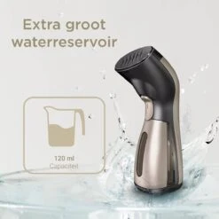 Luxe Kledingstomer - Handstomer - Handstoomreiniger - Stoomstrijkijzer - Stomer Kleding - Voor Op Reis - Goud -Huishoudelijke Benodigdheden 1200x1200 1927