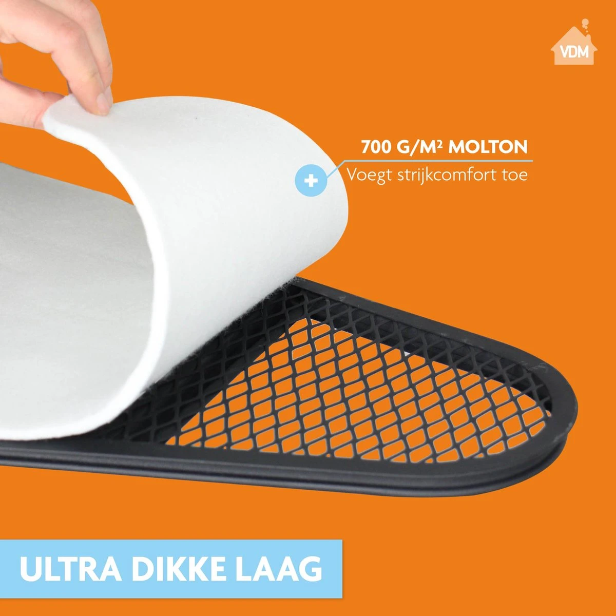 LaundrySpecialist Onderlegger Voor Je Strijkplankhoes - Molton Onderlegger - Universele Maat - Voor Extra Strijkcomfort - Geschikt Voor Je Strijkplank En Strijkplankovertrek - Zelf Op Maat Te Knippen 4 LaundrySpecialist Onderlegger Voor Je Strijkplankhoes - Molton Onderlegger - Universele Maat - Voor Extra Strijkcomfort - Geschikt Voor Je Strijkplank En Strijkplankovertrek - Zelf Op Maat Te Knippen - Afbeelding 4