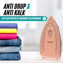 RYER Stoomstrijkijzer Met Stoomgenerator - Iron - Keramische Zoolplaat 16 RYER Stoomstrijkijzer Met Stoomgenerator - Iron - Keramische Zoolplaat -Huishoudelijke Benodigdheden 1200x1200 1995