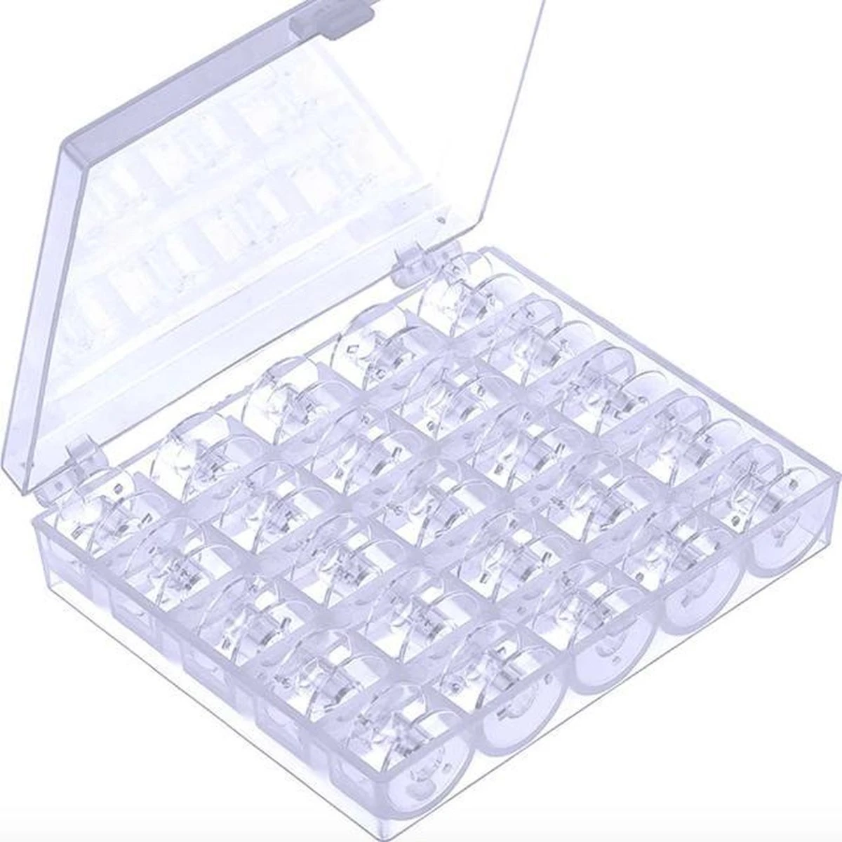 Merkloos Set Van 25 Professionele Naaimachine Spoelen - Sterke Universele Naaimachine Spoeltjes - 2 Bij 1 Cm - Spoelendoos - Naaien 1 Merkloos Set Van 25 Professionele Naaimachine Spoelen - Sterke Universele Naaimachine Spoeltjes - 2 Bij 1 Cm - Spoelendoos - Naaien