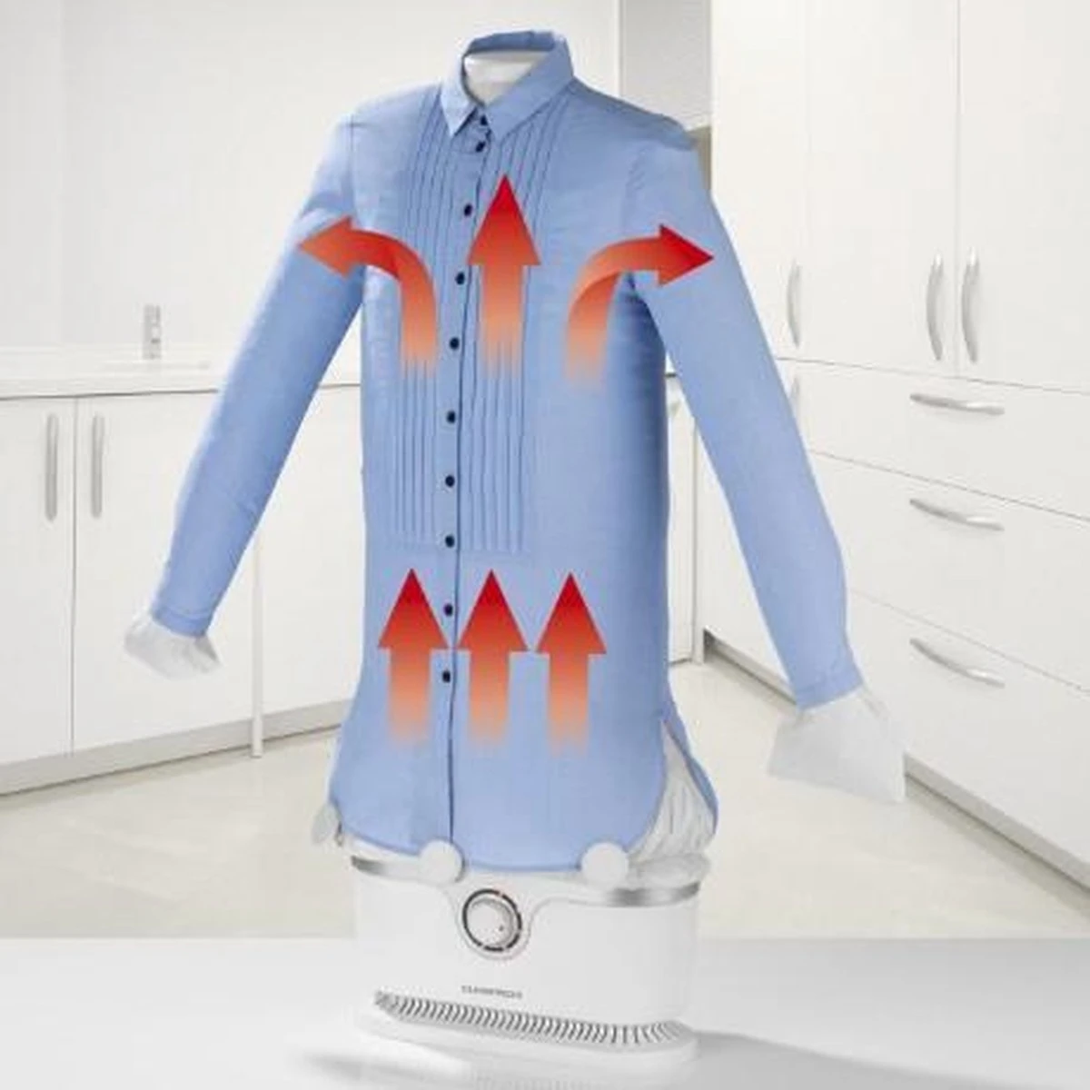 CLEANmaxx - Strijkdroger - Grijs/Wit 3 CLEANmaxx - Strijkdroger - Grijs/Wit - Afbeelding 3