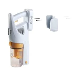 PRIMO PR500SV Stofzuiger Zonder Zak - 3-in-1 Steelstofzuiger Draadloos - Kruimelzuiger - HEPA Filter - Wit/Peach -Huishoudelijke Benodigdheden 1200x1200 2026