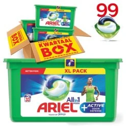 Ariel All In 1 Pods Actieve Geurbestrijding Wasmiddel - Voordeelverpakking 3 X 33 Wasbeurten - Wasmiddel Pods 18 Ariel All In 1 Pods Actieve Geurbestrijding Wasmiddel - Voordeelverpakking 3 X 33 Wasbeurten - Wasmiddel Pods -Huishoudelijke Benodigdheden 1200x1200 204