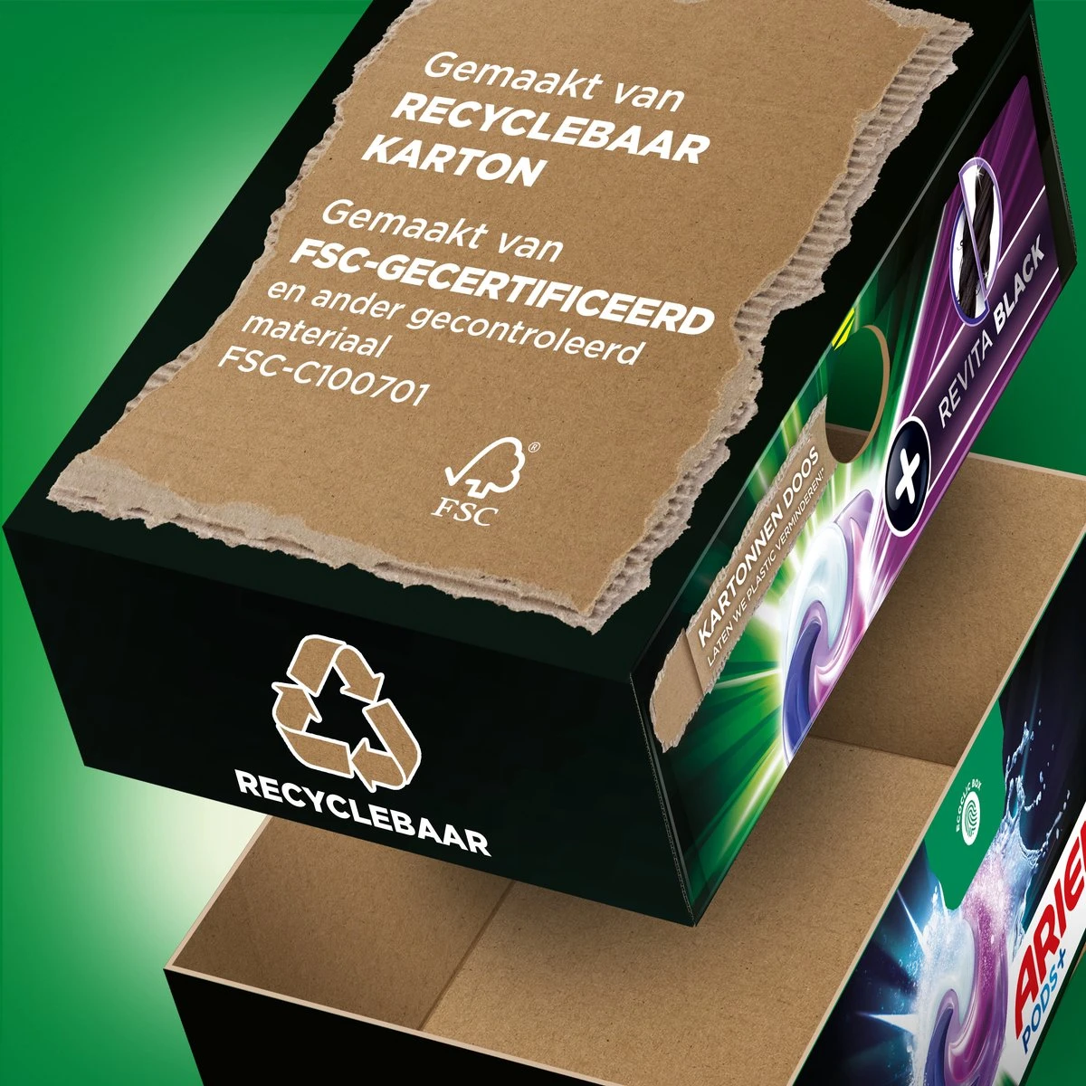 Ariel Wasmiddel Pods + Revitablack - Voor De Zwarte Was - 4 X 28 Wasbeurten - Voordeelverpakking 5 Ariel Wasmiddel Pods + Revitablack - Voor De Zwarte Was - 4 X 28 Wasbeurten - Voordeelverpakking - Afbeelding 5