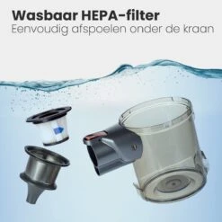 Auronic Steelstofzuiger - Draadloos - 4-in-1 - Op Batterij - 160W - Rood/Grijs -Huishoudelijke Benodigdheden 1200x1200 2108