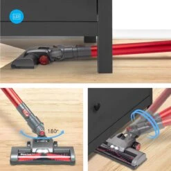 Auronic Steelstofzuiger - Draadloos - 4-in-1 - Op Batterij - 160W - Rood/Grijs -Huishoudelijke Benodigdheden 1200x1200 2110