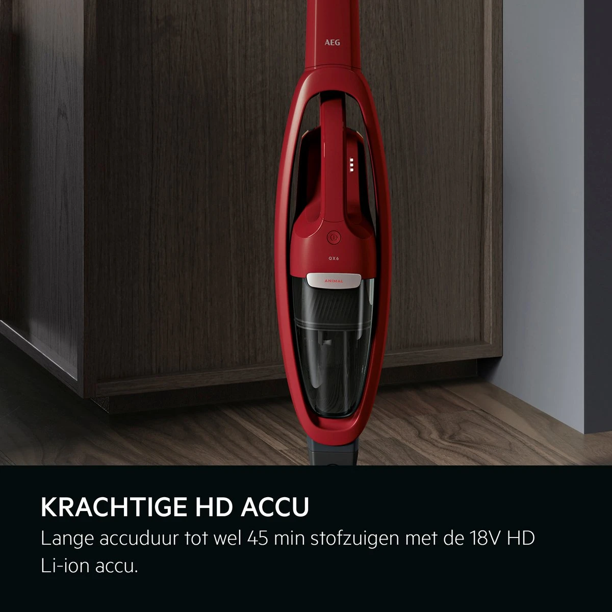 AEG QX6-ANIM - Steelstofzuiger - Stofzuiger Draadloos - Stofzuigers - Zakloos - Dierenhaar 4 AEG QX6-ANIM - Steelstofzuiger - Stofzuiger Draadloos - Stofzuigers - Zakloos - Dierenhaar - Afbeelding 4