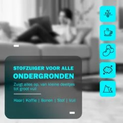 Tennex Robotstofzuiger Met Dweilfunctie Vacuum Cleaner - Stofzuiger Draadloos Zonder Zak Met Dweilsysteem - Dweilrobot -Huishoudelijke Benodigdheden 1200x1200 2184