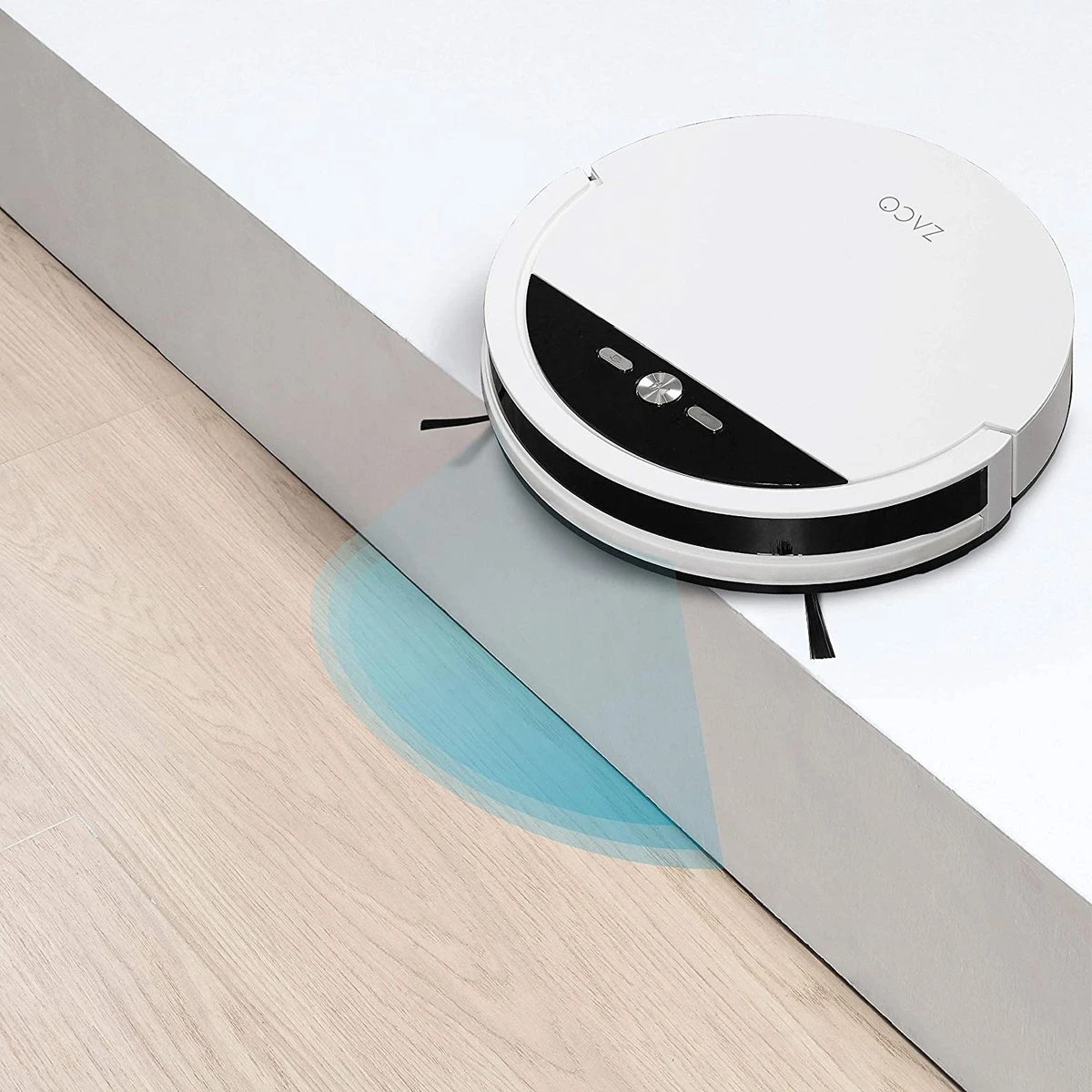 Plugstore - V4 Robotstofzuiger Met Borstelloze Directe Afzuiging, Ideaal Voor Dierenharen En Harde Vloeren, Krachtige Max-modus, Zonder Zak, Met Laadstation, Automatische Robotstofzuiger Met Valbeveiliging 2 Plugstore - V4 Robotstofzuiger Met Borstelloze Directe Afzuiging, Ideaal Voor Dierenharen En Harde Vloeren, Krachtige Max-modus, Zonder Zak, Met Laadstation, Automatische Robotstofzuiger Met Valbeveiliging - Afbeelding 2