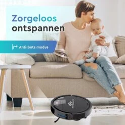 AyeWay 3 In 1 Robotstofzuiger - Dweil Robot - Stofzuiger Robot - Dweilsysteem – Draadloos – Met App -Huishoudelijke Benodigdheden 1200x1200 2204