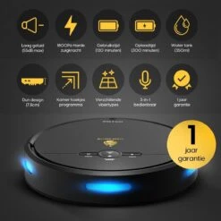 Clean Golden® Robotstofzuiger Met Dweilfunctie – Draadloze Stofzuiger Met Laadstation – Automatische Stofzuiger & Dweilrobot 18 Clean Golden® Robotstofzuiger Met Dweilfunctie – Draadloze Stofzuiger Met Laadstation – Automatische Stofzuiger & Dweilrobot -Huishoudelijke Benodigdheden 1200x1200 2250