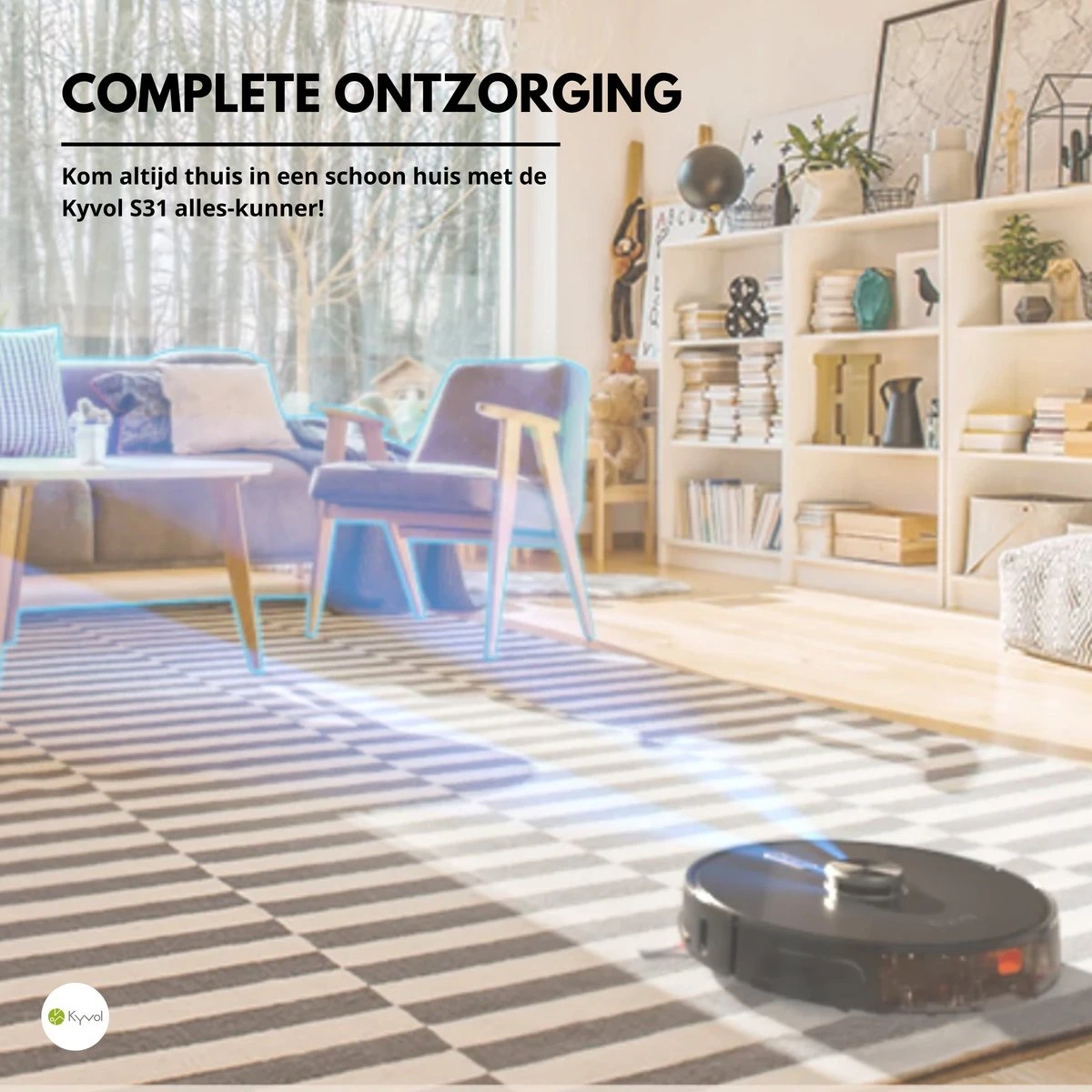 Merkloos Cybovac S31 Robot Stofzuiger Met Laadstation En Dweilfunctie - Zwart | Elektrisch | Automatisch | Met App | Leegt Zichzelf | Smart 2 Merkloos Cybovac S31 Robot Stofzuiger Met Laadstation En Dweilfunctie - Zwart | Elektrisch | Automatisch | Met App | Leegt Zichzelf | Smart - Afbeelding 2