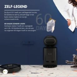 Merkloos Cybovac S31 Robot Stofzuiger Met Laadstation En Dweilfunctie - Zwart | Elektrisch | Automatisch | Met App | Leegt Zichzelf | Smart 21 Merkloos Cybovac S31 Robot Stofzuiger Met Laadstation En Dweilfunctie - Zwart | Elektrisch | Automatisch | Met App | Leegt Zichzelf | Smart -Huishoudelijke Benodigdheden 1200x1200 2270