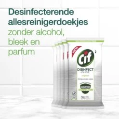 Cif Disinfect & Shine Wipes Doden 99,99% Van De Bacteriën Original Desinfecterende Schoonmaakdoekjes, Van 100% Biologisch Afbreekbaar Textiel 5 X 75 Doekjes 19 Cif Disinfect & Shine Wipes Doden 99,99% Van De Bacteriën Original Desinfecterende Schoonmaakdoekjes, Van 100% Biologisch Afbreekbaar Textiel 5 X 75 Doekjes -Huishoudelijke Benodigdheden 1200x1200 2348