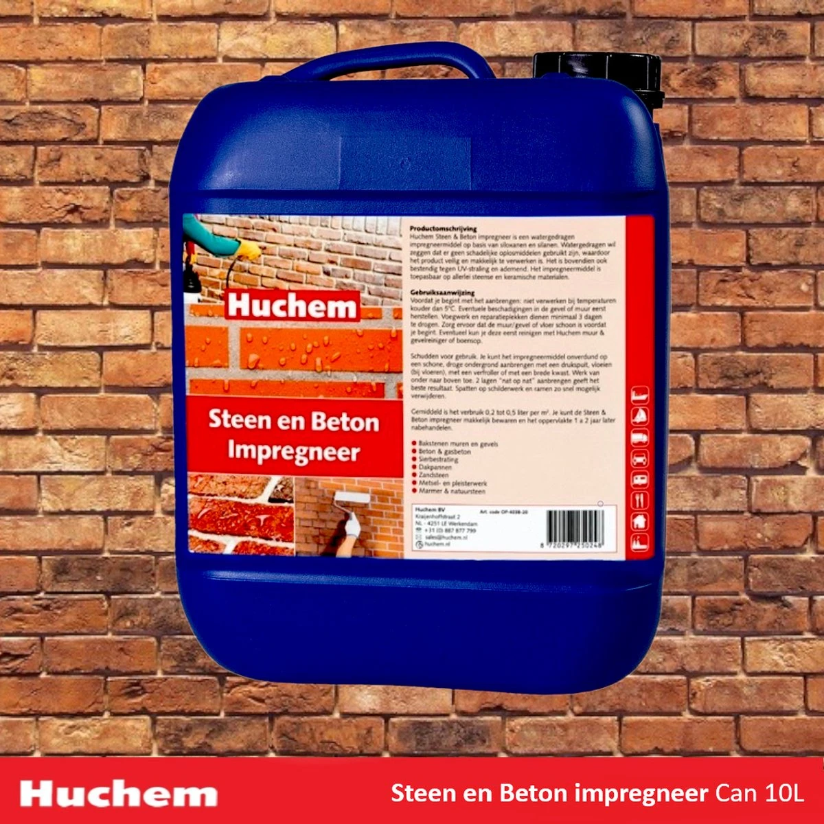Steen | Beton | Impregneer | Dakpannen | Gevels | 10L | Waterafstotend | Bescherming | 33m2 1 Steen | Beton | Impregneer | Dakpannen | Gevels | 10L | Waterafstotend | Bescherming | 33m2