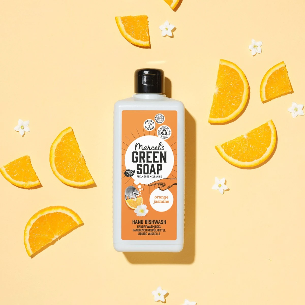 Marcel's Green Soap Afwasmiddel Sinaasappel & Jasmijn - 6 X 500 Ml 5 Marcel's Green Soap Afwasmiddel Sinaasappel & Jasmijn - 6 X 500 Ml - Afbeelding 5