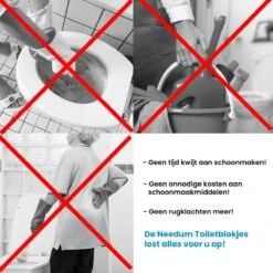 Needum ® Toiletblokjes Voor Inbouwreservoirs – WC-blokjes – Toiletblokken In Een Voordeelverpakking – 30 Stuks -Huishoudelijke Benodigdheden 1200x1200 2528