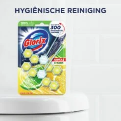 Glorix Power 5 Toiletblokken - Citroen - 7 X 2 Stuks - Voordeelverpakking 29 Glorix Power 5 Toiletblokken - Citroen - 7 X 2 Stuks - Voordeelverpakking -Huishoudelijke Benodigdheden 1200x1200 2536
