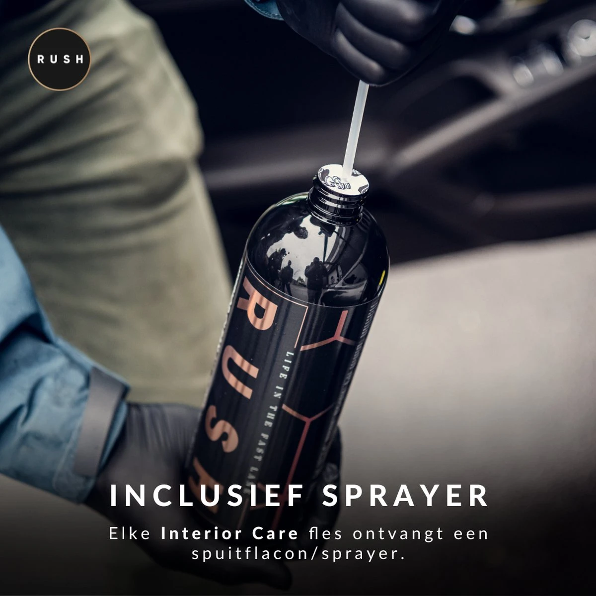 RUSH Interieur Reiniger - Bekleding Reiniger - Auto Wassen - Schoonmaken - Auto Accessories - Interior Care 300ml 12 RUSH Interieur Reiniger - Bekleding Reiniger - Auto Wassen - Schoonmaken - Auto Accessories - Interior Care 300ml - Afbeelding 12