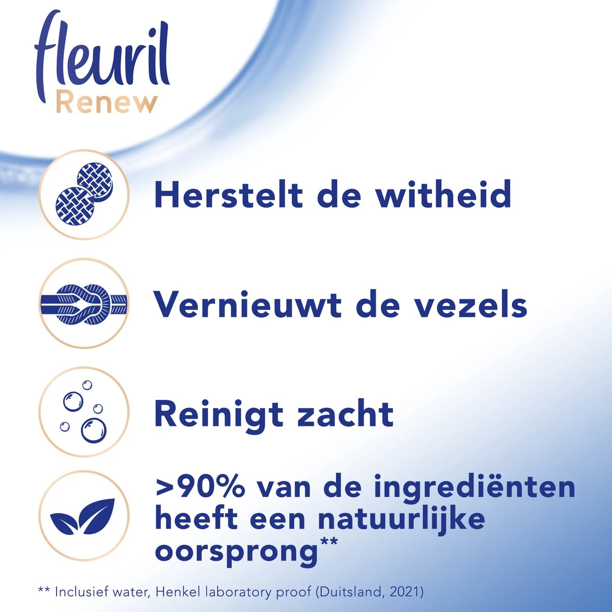 Fleuril Renew Wit - Vloeibaar Wasmiddel - 45 Wasbeurten 7 Fleuril Renew Wit - Vloeibaar Wasmiddel - 45 Wasbeurten - Afbeelding 7