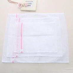 Waszak Set Van 3 Stuks Met Rits - BH/Lingerie/Sokken/Schoenen Wasnet Waszakjes Laundry Bag - Waszakken - Klein/Medium/Groot -Huishoudelijke Benodigdheden 1200x1200 404