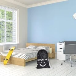 Wonair - Waszak Groot - 60x90cm - Zwart - Met Trekkoord En Draagband 12 Wonair - Waszak Groot - 60x90cm - Zwart - Met Trekkoord En Draagband -Huishoudelijke Benodigdheden 1200x1200 407