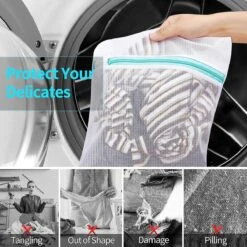 BOTC Waszakken - Wasnetten - Set Van 5 - Bescherm Je Wasgoed En Wasmachine - Transparant 21 BOTC Waszakken - Wasnetten - Set Van 5 - Bescherm Je Wasgoed En Wasmachine - Transparant -Huishoudelijke Benodigdheden 1200x1200 416