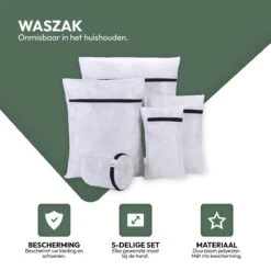 STACK Waszakken | Set Van 5 Waszakjes Met Rits - Waszak - Wasnet - Kledingzakjes - BH Was Zakjes - Laundry Bag Set Voor Ondergoed - Kleding - Delicaat Wasgoed - Wasmachine Zakjes - Wasgoed 12 STACK Waszakken | Set Van 5 Waszakjes Met Rits - Waszak - Wasnet - Kledingzakjes - BH Was Zakjes - Laundry Bag Set Voor Ondergoed - Kleding - Delicaat Wasgoed - Wasmachine Zakjes - Wasgoed -Huishoudelijke Benodigdheden 1200x1200 421