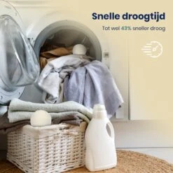 Wooly Drogerballen - 6 Wasdroger Ballen - Duurzaam - Wol - Herbruikbare Wasballen - Wasbol - Wasverzachter 14 Wooly Drogerballen - 6 Wasdroger Ballen - Duurzaam - Wol - Herbruikbare Wasballen - Wasbol - Wasverzachter -Huishoudelijke Benodigdheden 1200x1200 435