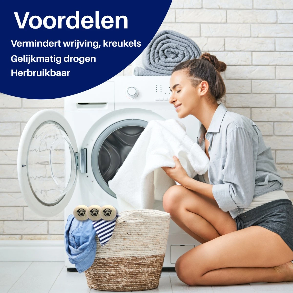 Drogerballen 6 Stuks - Wasbol - Droogballen - Herbruikbare Wasbollen - Wasverzachter - Wasdrogerballen - Doseerbol 3 Drogerballen 6 Stuks - Wasbol - Droogballen - Herbruikbare Wasbollen - Wasverzachter - Wasdrogerballen - Doseerbol - Afbeelding 3