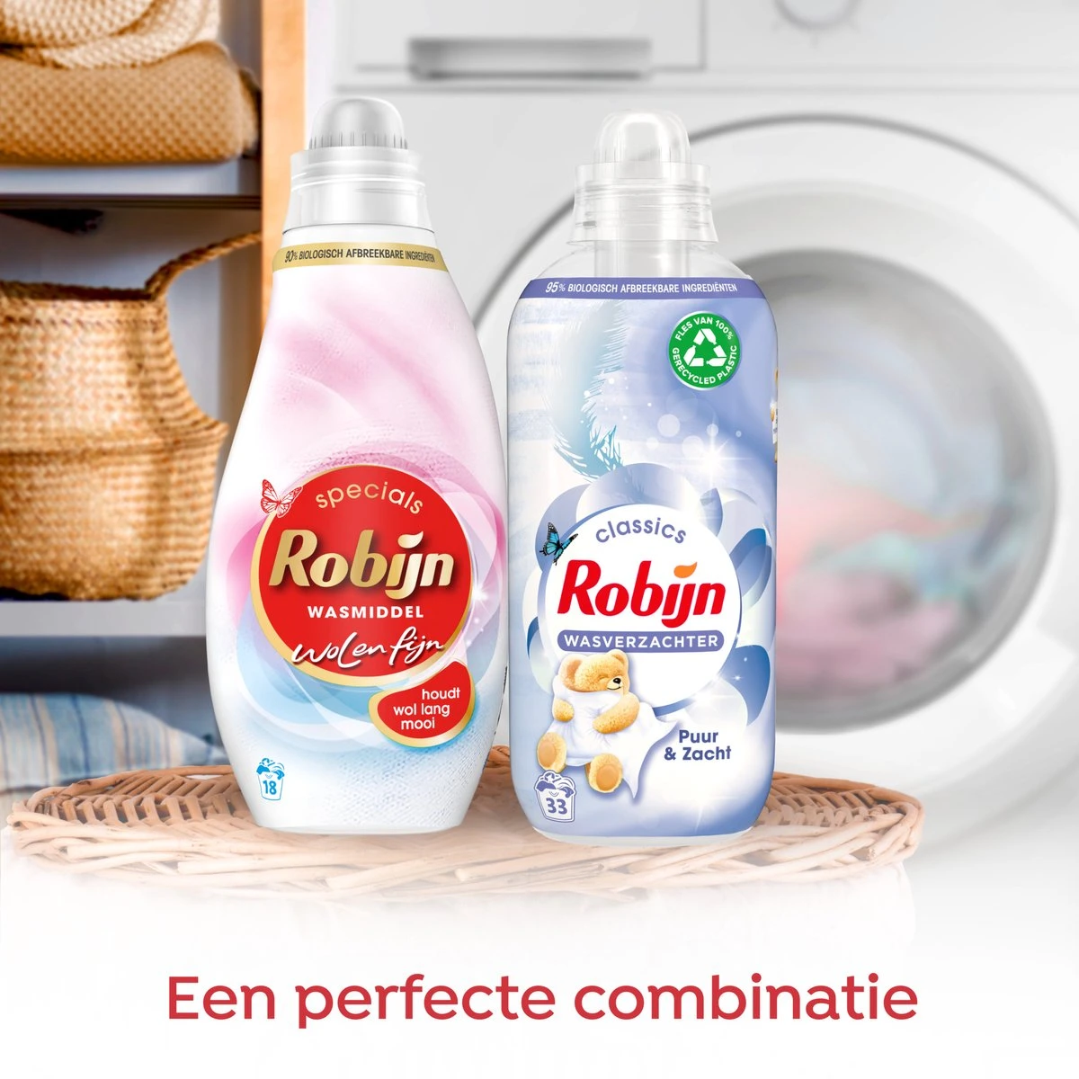 Robijn Specials Wol & Fijn Vloeibaar Wasmiddel - 6 X 18 Wasbeurten - Voordeelverpakking 6 Robijn Specials Wol & Fijn Vloeibaar Wasmiddel - 6 X 18 Wasbeurten - Voordeelverpakking - Afbeelding 6