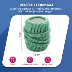 Roegaarden Drogerballen - Droogballen - Met Spons - Duurzaam - Sneller Droog -Huishoudelijke Benodigdheden 1200x1200 480