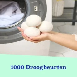 Casa Calma Drogerballen (6 Stuks) - Inclusief Opbergzakje - 100% Natuurlijk Schapenwol - Droger Ballen - Zero Waste Wasverzachter Bollen - Energiebesparend Drogen Met Droogbollen - Dryer Balls - Diervriendelijk & Milieuvriendelijk - Energie Besparen 14 Casa Calma Drogerballen (6 Stuks) - Inclusief Opbergzakje - 100% Natuurlijk Schapenwol - Droger Ballen - Zero Waste Wasverzachter Bollen - Energiebesparend Drogen Met Droogbollen - Dryer Balls - Diervriendelijk & Milieuvriendelijk - Energie Besparen -Huishoudelijke Benodigdheden 1200x1200 490