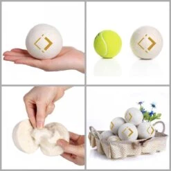 LuxerLiving Wasbol Set Van 6 - Droogt Tot 30% Sneller - Wasverzachter - Droger Ballen - Dryer Balls - Ecologisch - 100% Wol 11 LuxerLiving Wasbol Set Van 6 - Droogt Tot 30% Sneller - Wasverzachter - Droger Ballen - Dryer Balls - Ecologisch - 100% Wol -Huishoudelijke Benodigdheden 1200x1200 538