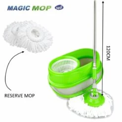 BensonClean Spin Mop - Inclusief Emmer -Huishoudelijke Benodigdheden 1200x1200 597