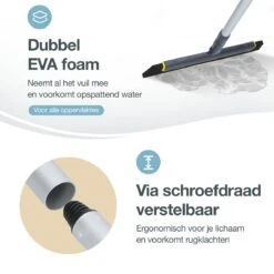 ACE Goods Vloertrekker Met Steel – Vloerwisser Badkamer - Trekker Douche – Raamwisser Verstelbaar – Watertrekker - Incl Ophanghaak 13 ACE Goods Vloertrekker Met Steel – Vloerwisser Badkamer - Trekker Douche – Raamwisser Verstelbaar – Watertrekker - Incl Ophanghaak -Huishoudelijke Benodigdheden 1200x1200 630