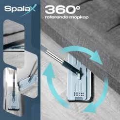 Spalax Vloerwisser - Dweil - Mop Set - Badkamer - Dweilsysteem - Dweilset - Vloerreiniger -Huishoudelijke Benodigdheden 1200x1200 637