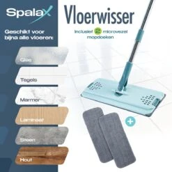 Spalax Vloerwisser - Dweil - Mop Set - Badkamer - Dweilsysteem - Dweilset - Vloerreiniger -Huishoudelijke Benodigdheden 1200x1200 639