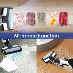 Aigostar 3 In 1 Vloerreiniger - Stofzuiger En Dweilen In 1 - Steelstofzuiger Met Dweilfunctie - Dweilapparaat Draadloos - Whale 33ZDR -Huishoudelijke Benodigdheden 1200x1200 661