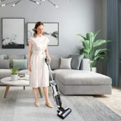 Aigostar 3 In 1 Vloerreiniger - Stofzuiger En Dweilen In 1 - Steelstofzuiger Met Dweilfunctie - Dweilapparaat Draadloos - Whale 33ZDR -Huishoudelijke Benodigdheden 1200x1200 662