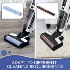 Aigostar 3 In 1 Vloerreiniger - Stofzuiger En Dweilen In 1 - Steelstofzuiger Met Dweilfunctie - Dweilapparaat Draadloos - Whale 33ZDR -Huishoudelijke Benodigdheden 1200x1200 663