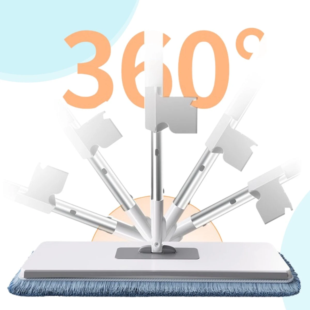 Powarkleen - Vloerwisser Met Spray - Incl. 2 Microvezel Doeken 3 Powarkleen - Vloerwisser Met Spray - Incl. 2 Microvezel Doeken - Afbeelding 3