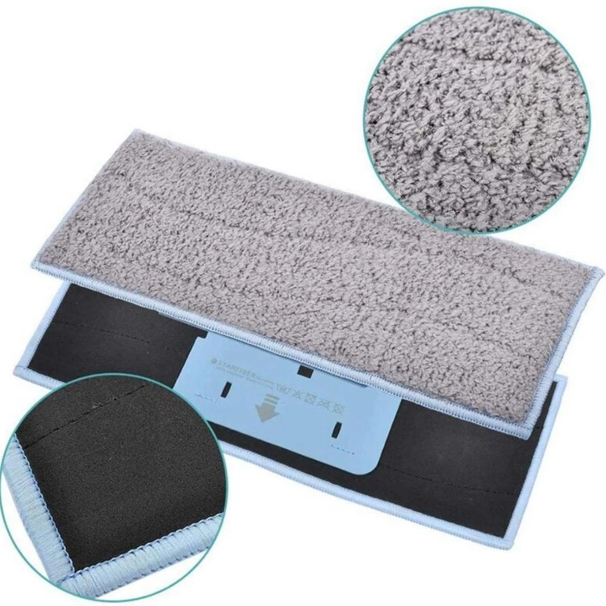 6x Dweil Pads Voor IRobot Braava Jet M6 Voor Nat Dweilen M6134 Luxe Dweilpads Dweilrobot - Microfiber Microvezel Dweil Doekjes Pads Set - Dweildoeken Nat Dweilen 2 6x Dweil Pads Voor IRobot Braava Jet M6 Voor Nat Dweilen M6134 Luxe Dweilpads Dweilrobot - Microfiber Microvezel Dweil Doekjes Pads Set - Dweildoeken Nat Dweilen - Afbeelding 2