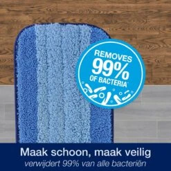 Bona Microfiber Cleaning Pad - Microvezel Reinigingspad - Vervangingsdoek - 42 CM - 500 X Wasbaar - 3 Stuks -Huishoudelijke Benodigdheden 1200x1200 730